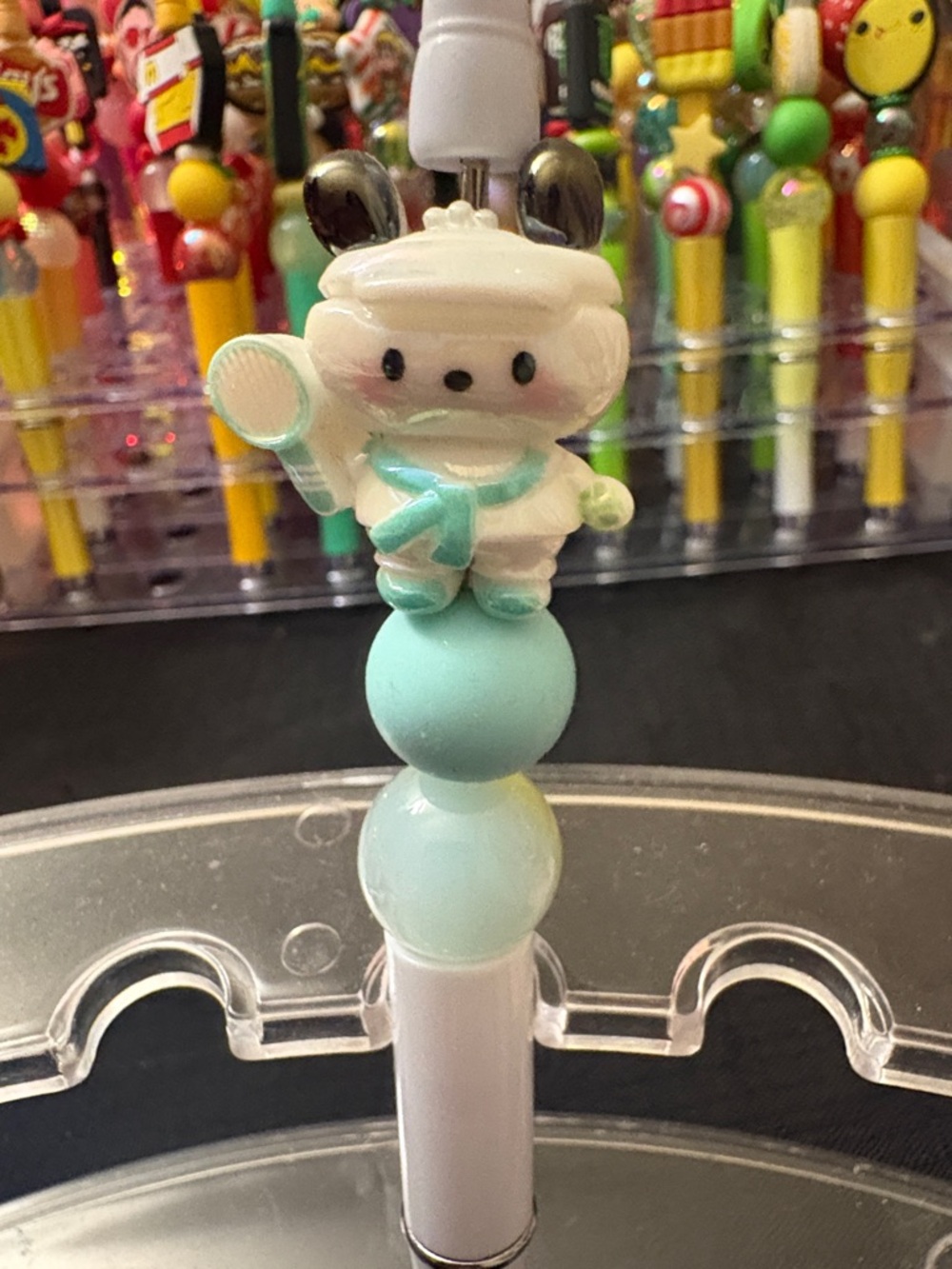 Pochacco Sanrio Character  Pen in Mint & White